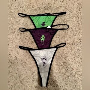 Halloween Themed Ghost Thongs